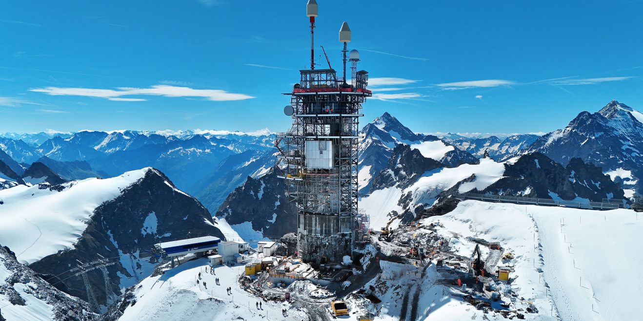 Building where others enjoy the view