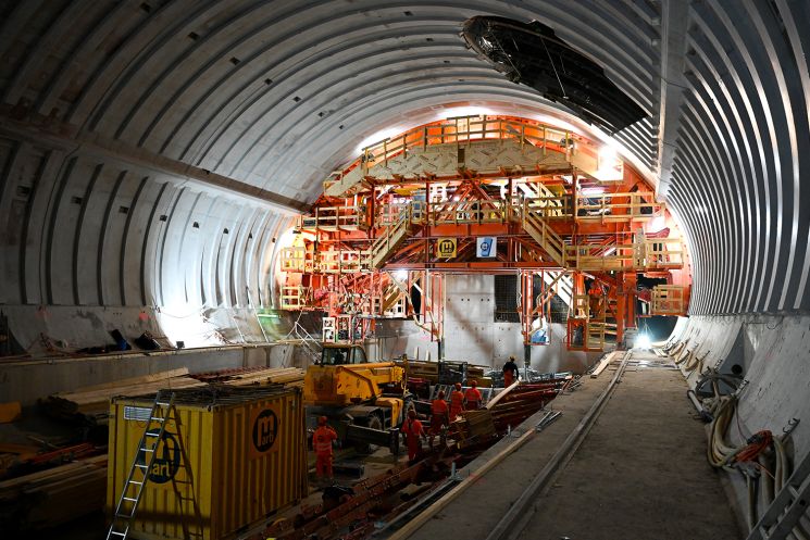 Bau des neuen RBS-Bahnhofs Bern