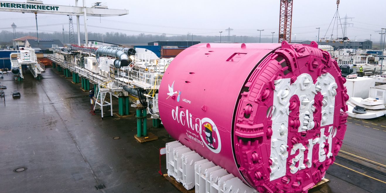 The tunnel boring machine in Airolo is ready for use