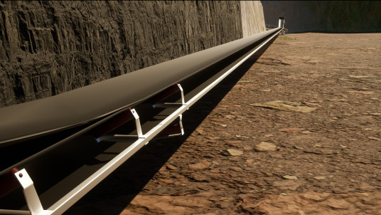 Explosionsgeschützte Fördersysteme für den Untertageba