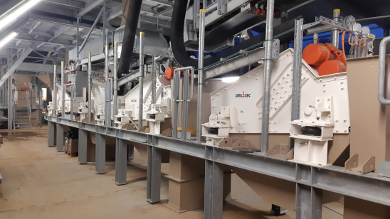 Neubau Kiesaufbereitung